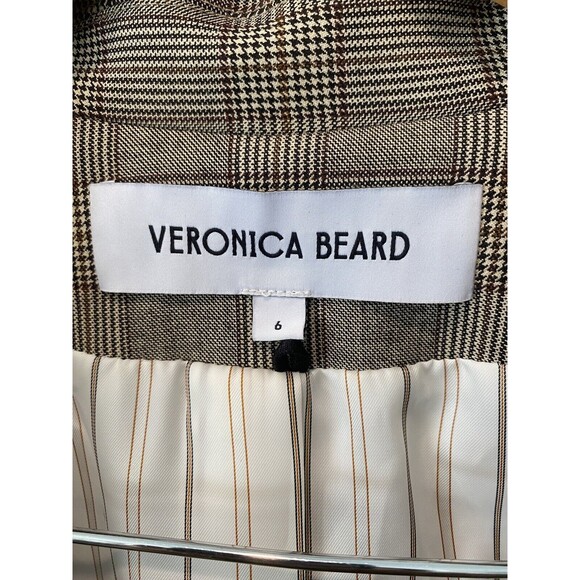 Veronica Beard Cutaway Dickey Jacket In MultiPlaid Size 6 Mint Condition - Picture 5 of 11